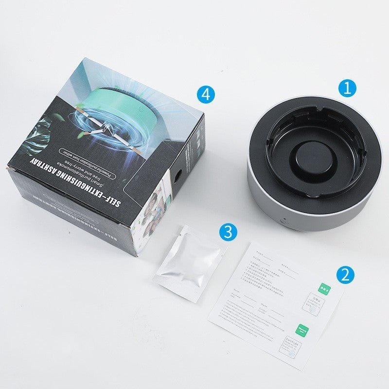 Smoke Removal Air Purification Ashtray Anion Purification Practical Automatic Purifier Ashtray Portable Gadgets For Car Ashtray - RELUX.STORE