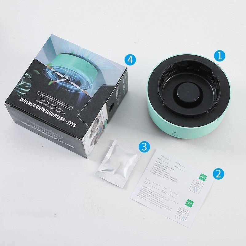 Smoke Removal Air Purification Ashtray Anion Purification Practical Automatic Purifier Ashtray Portable Gadgets For Car Ashtray - RELUX.STORE