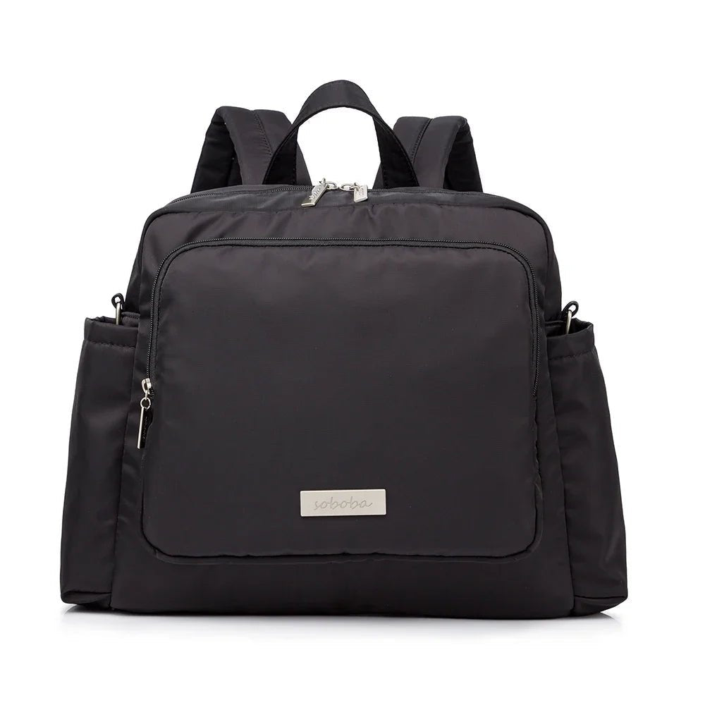Soboba 2023 New Diaper Bags for Mother Waterproof Large Capacity Solid Polyester Diaper Backpacks Travel Bag for Newborn Baby - RELUX.STORE