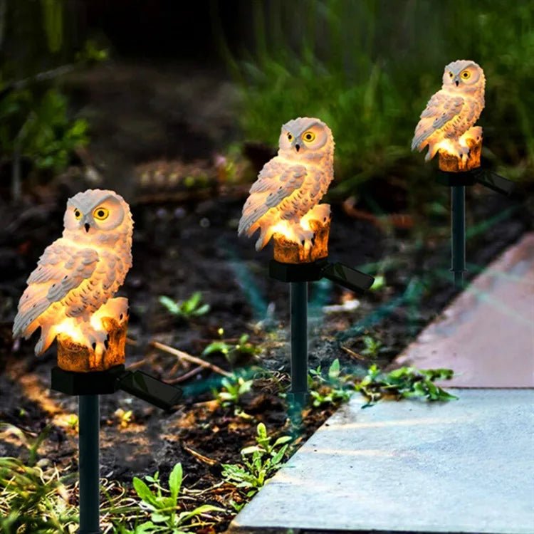 "Solar Lamp Owl – Solar - Powered LED Garden Light, Outdoor Waterproof Animal Decoration for Yard, Patio & Garden" - RELUX.STORE