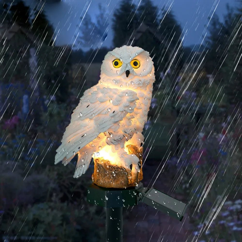 "Solar Lamp Owl – Solar - Powered LED Garden Light, Outdoor Waterproof Animal Decoration for Yard, Patio & Garden" - RELUX.STORE