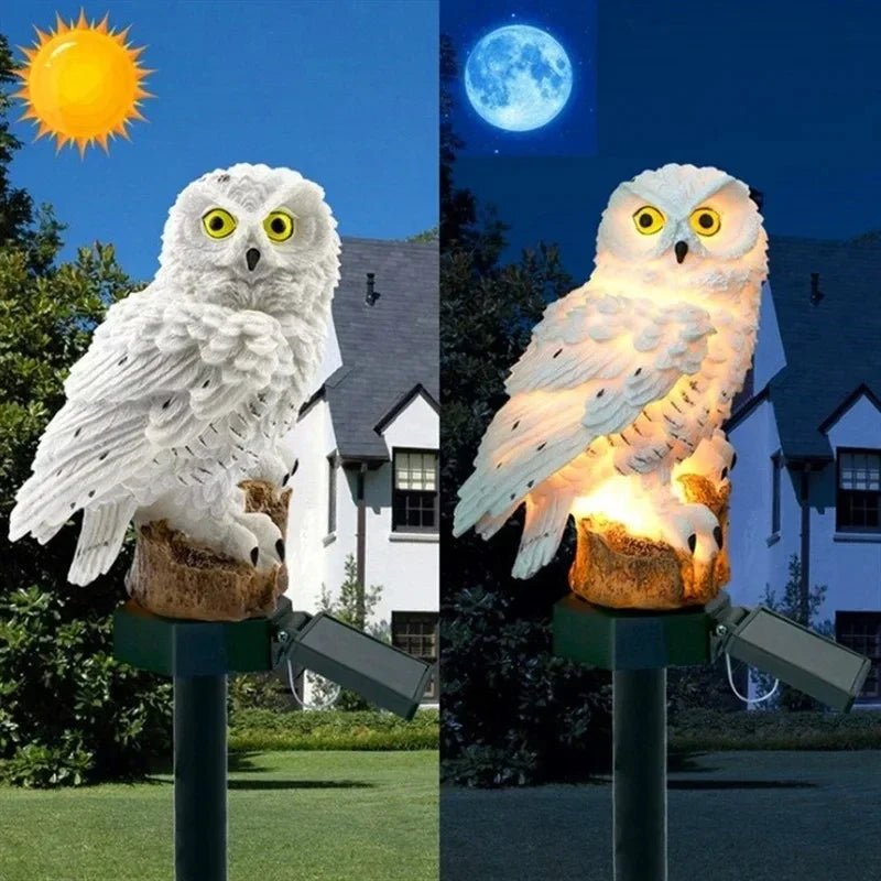 "Solar Lamp Owl – Solar - Powered LED Garden Light, Outdoor Waterproof Animal Decoration for Yard, Patio & Garden" - RELUX.STORE