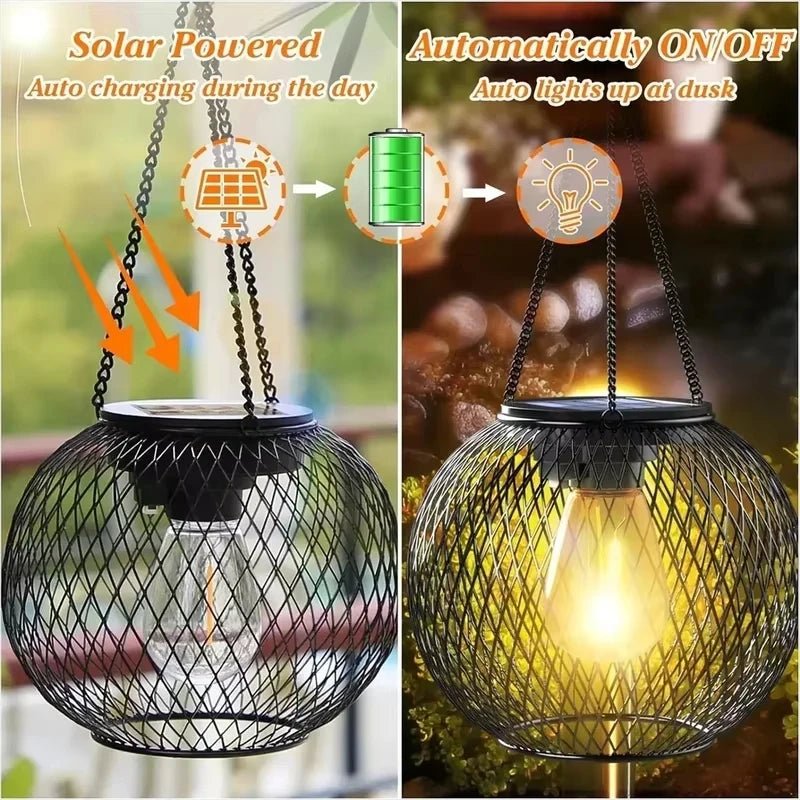 "Solar Lantern Outdoor – Waterproof Hanging Solar Lights for Yard, Garden & Patio, Decorative Outdoor LED Lanterns" - RELUX.STORE