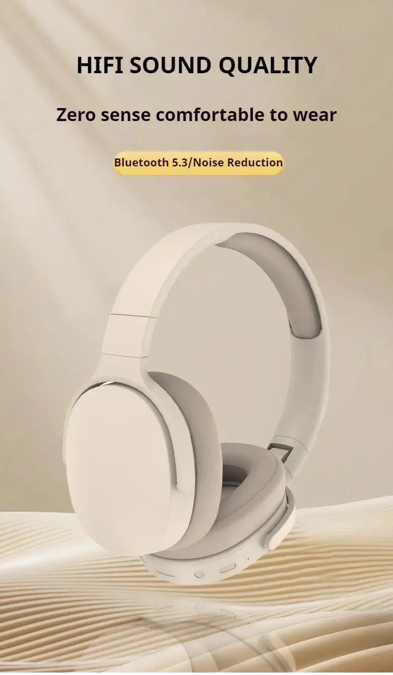 Sony P2961 Bluetooth 5.3 Wireless Headphones – Foldable Gaming Headset with HiFi Bass & Built - in Mic - RELUX.STORE