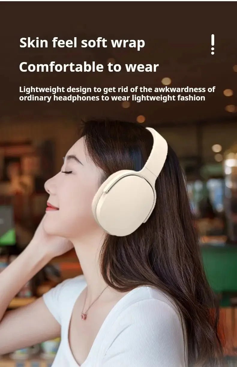 Sony P2961 Bluetooth 5.3 Wireless Headphones – Foldable Gaming Headset with HiFi Bass & Built - in Mic - RELUX.STORE