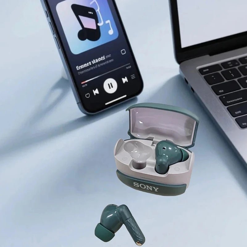 "Sony Wireless In - Ear Earbuds with Mic – Bluetooth Headphones for iPhone, Samsung, Huawei & Xiaomi, Motion Music & Gaming Earphones" - RELUX.STORE