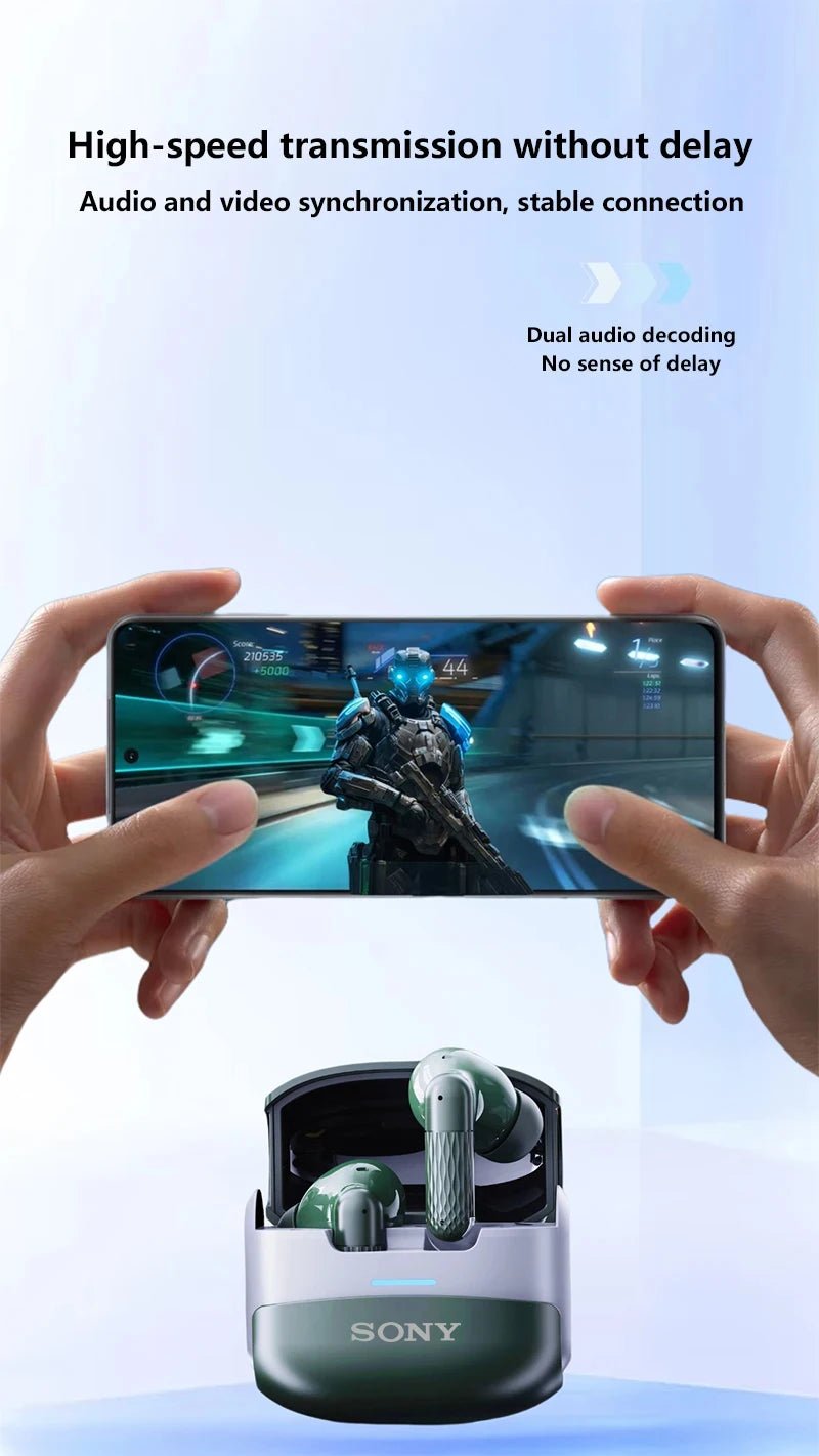 "Sony Wireless In - Ear Earbuds with Mic – Bluetooth Headphones for iPhone, Samsung, Huawei & Xiaomi, Motion Music & Gaming Earphones" - RELUX.STORE