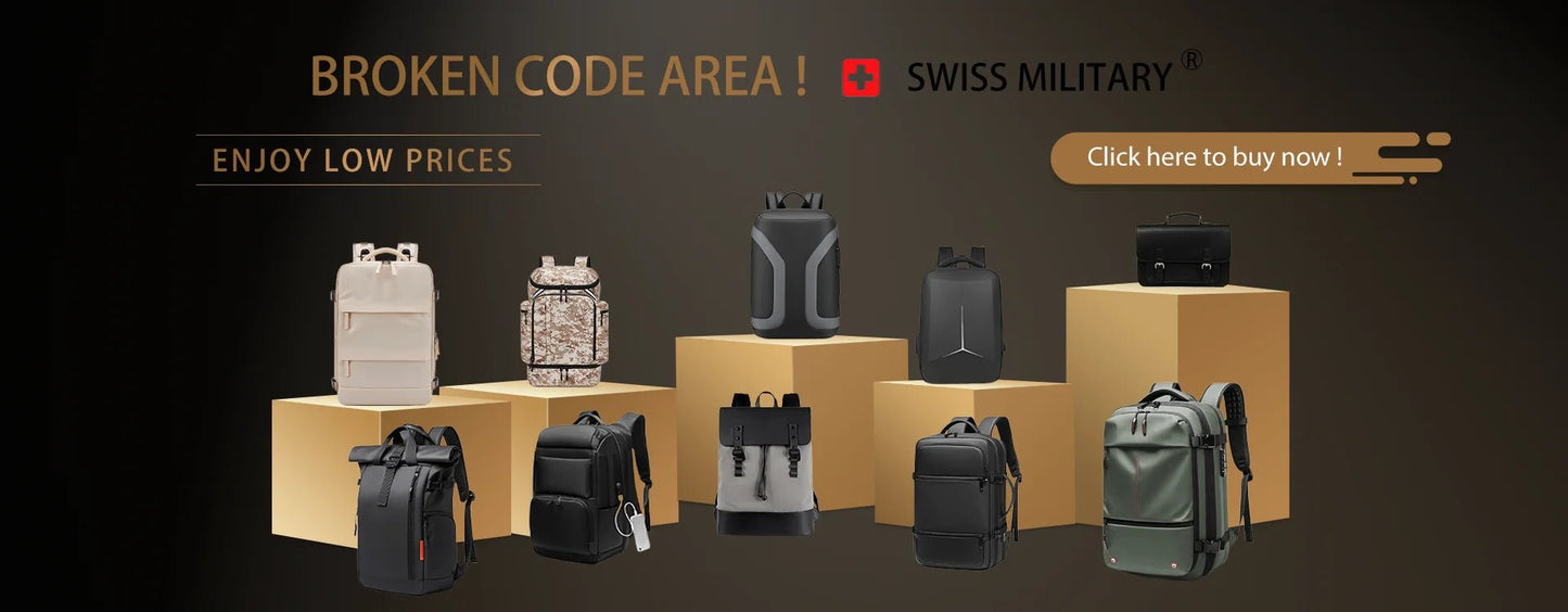 SWISS 17" Laptop Backpack – Waterproof USB Charging Port, Swiss - Style Multifunctional Rucksack for School, Hiking & Travel - RELUX.STORE