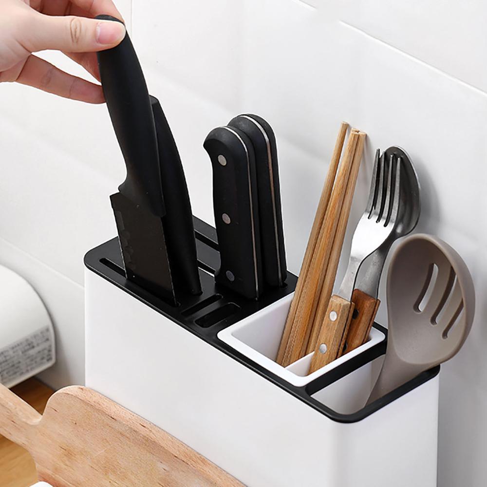 Tableware Storage Holders Kitchen Knife Plastic Storages Racks For Kitchen Convenience Cabinet Kitchen Gadgets - RELUX.STORE