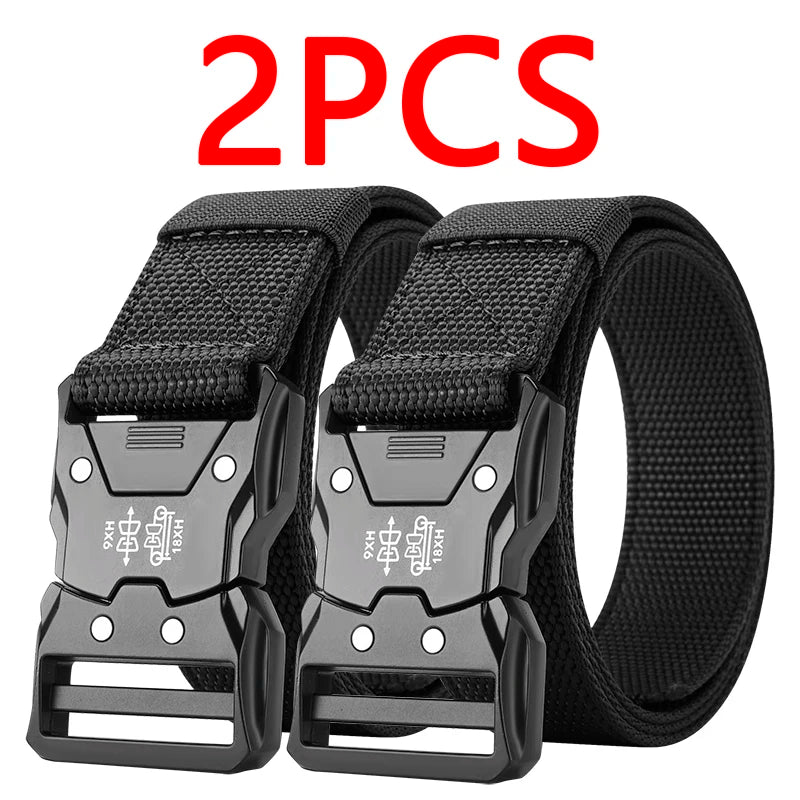 "Tactical Waist Belt with Heavy - Duty Automatic Buckle – Adjustable Military - Grade Outdoor Belt for Hiking, Camping, and Everyday Carry | Unisex Men & Women Accessories" - RELUX.STORE