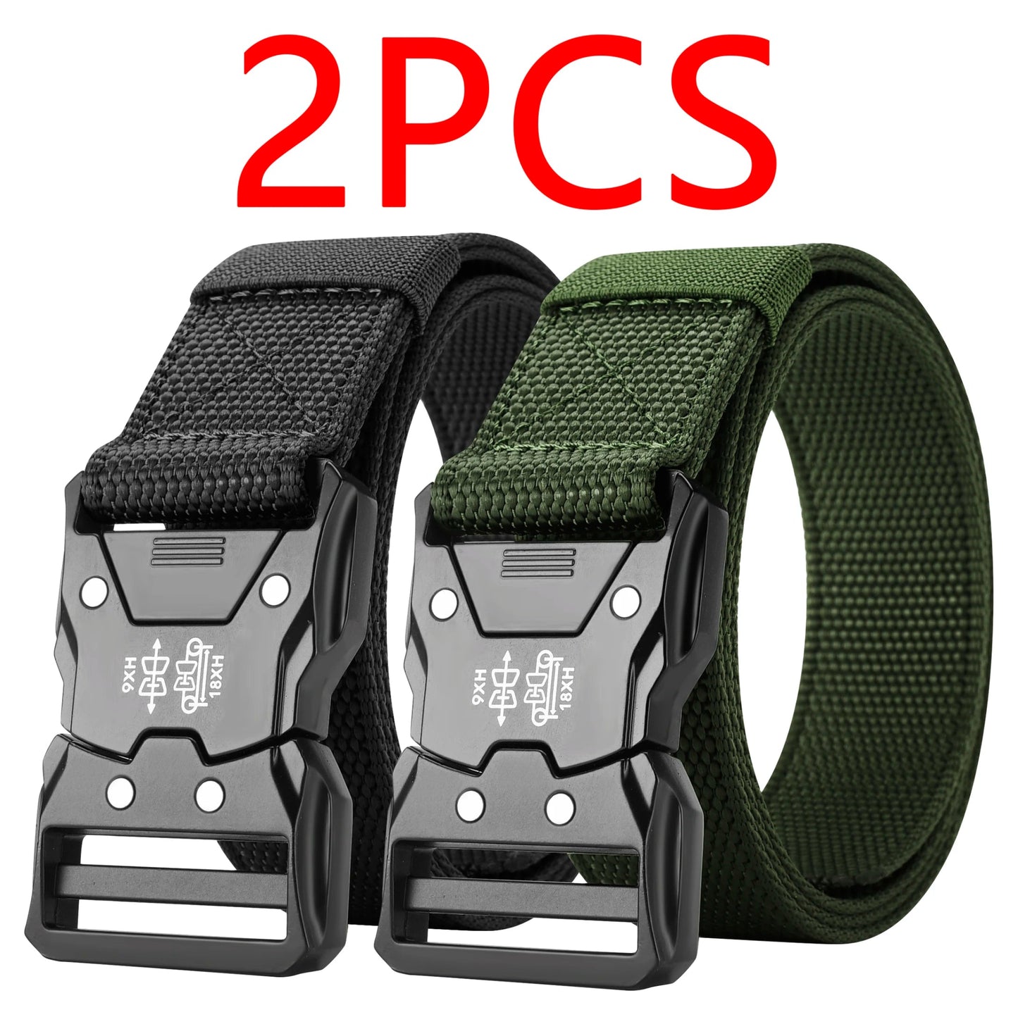 "Tactical Waist Belt with Heavy - Duty Automatic Buckle – Adjustable Military - Grade Outdoor Belt for Hiking, Camping, and Everyday Carry | Unisex Men & Women Accessories" - RELUX.STORE