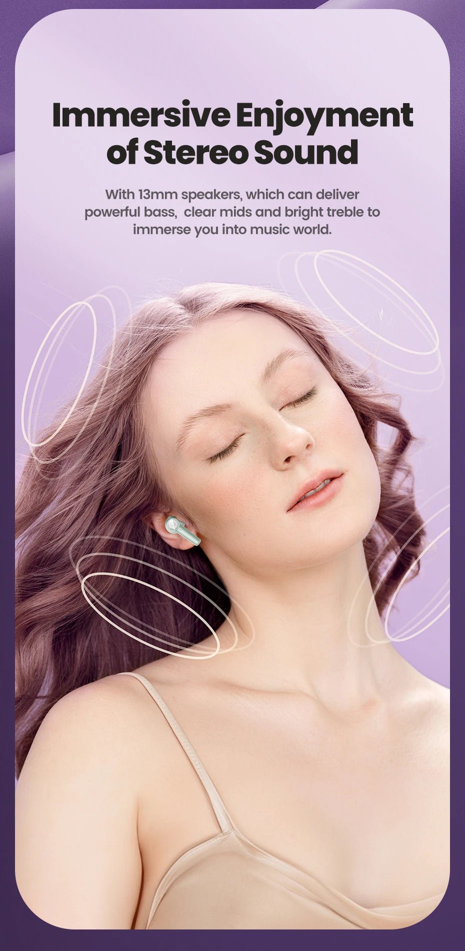 "Toocki TWS ENC Bluetooth 5.3 Earphones – HiFi Stereo Sound Wireless In - Ear Headphones with Mic, Waterproof for Mobile Phones" - RELUX.STORE