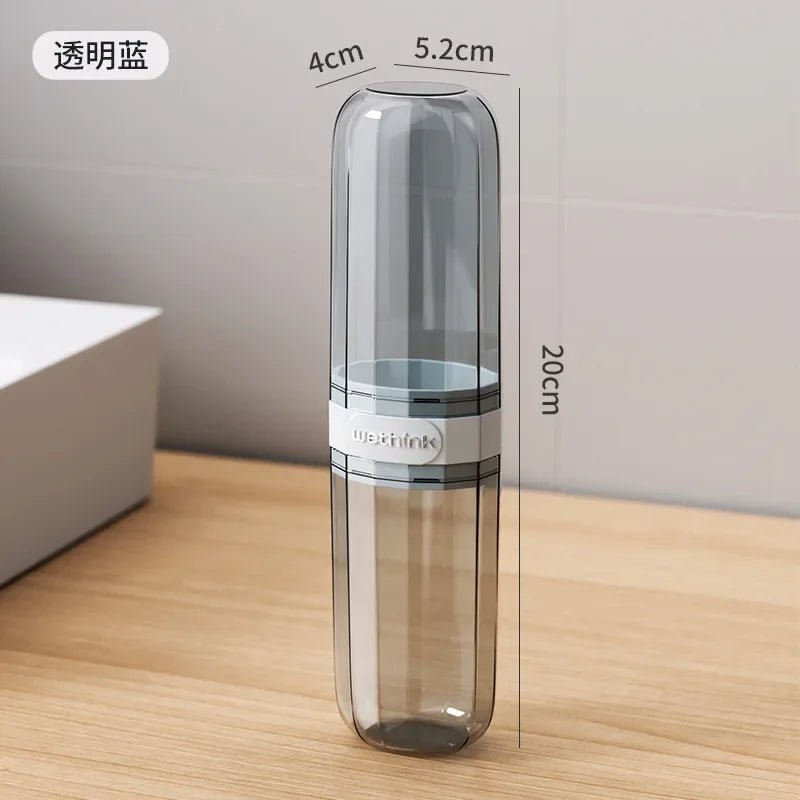 Toothbrush Travel Containers Transparent Portable Toothbrush Case Outdoor/business Trip/travel Acessories - RELUX.STORE