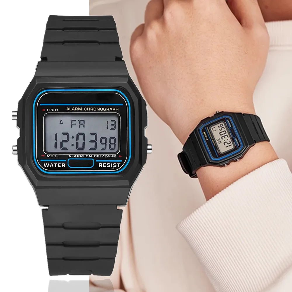 Top Brand Simple Square LED Wristwatch Fashion Sports Men's Digital Watches Causal Silicone Mens Electronic Clock Gifts for Men - RELUX.STORE