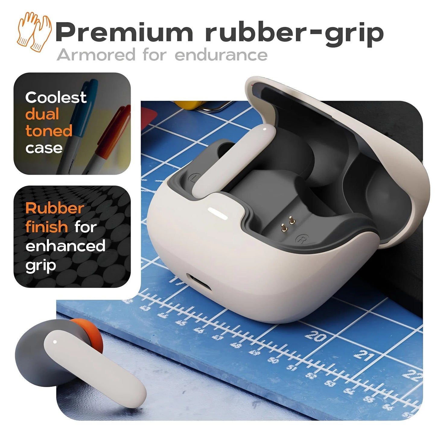 "TWS Wireless Earbuds – Bluetooth 5.4, Low Latency Game Earphones with Microphone, Noise Reduction, Fast Charging & Game Mode" - RELUX.STORE