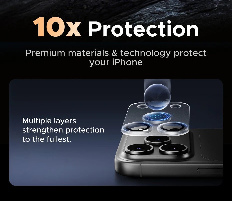 πΈ UGREEN Camera Lens Protector for iPhone 17 Pro Max / 17 Air β Full Glass HD Protective Film (1PCS) - RELUX.STORE