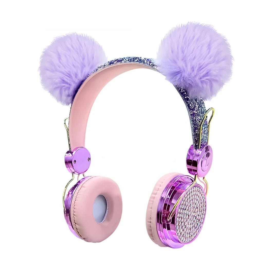 Unicorn Kids Pink Headphones for Girls – Wired Headset with Microphone, Perfect for School, Birthday, Xmas & Unicorn Gift - RELUX.STORE