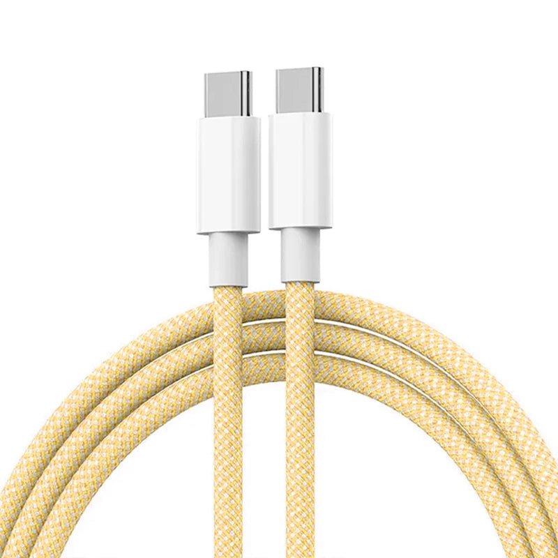 "USB C to Type C PD 60W Fast Charging Cable – Braided Data & Power Cable for iPhone 15, Android, Samsung, Huawei" - RELUX.STORE