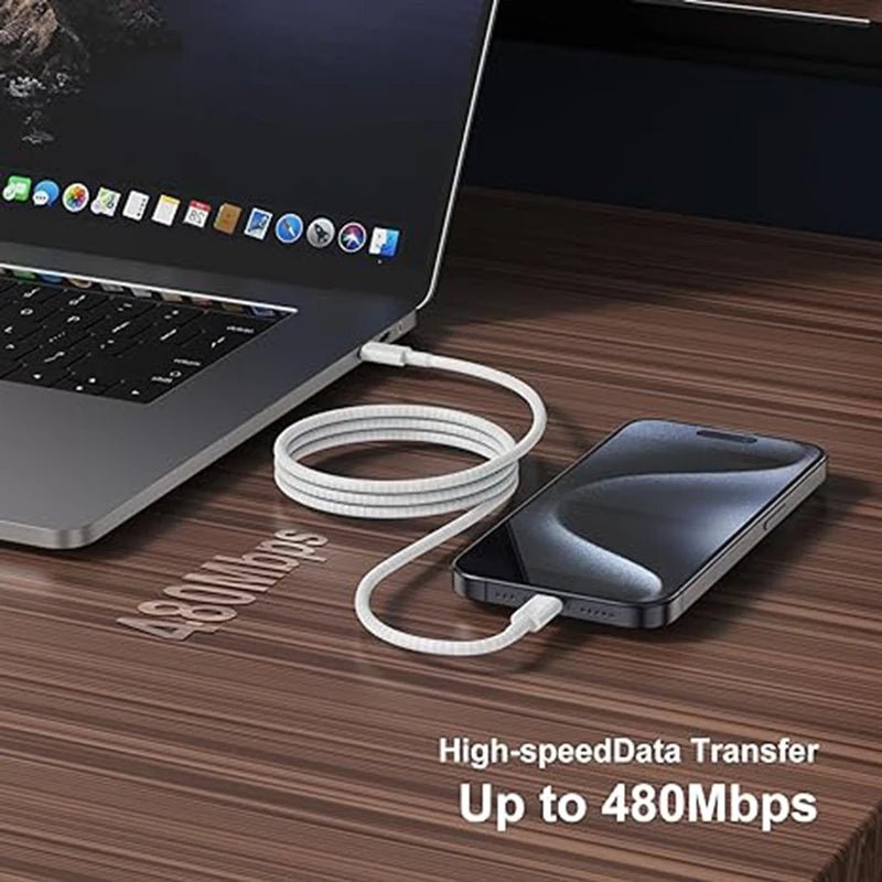 "USB C to Type C PD 60W Fast Charging Cable – Braided Data & Power Cable for iPhone 15, Android, Samsung, Huawei" - RELUX.STORE