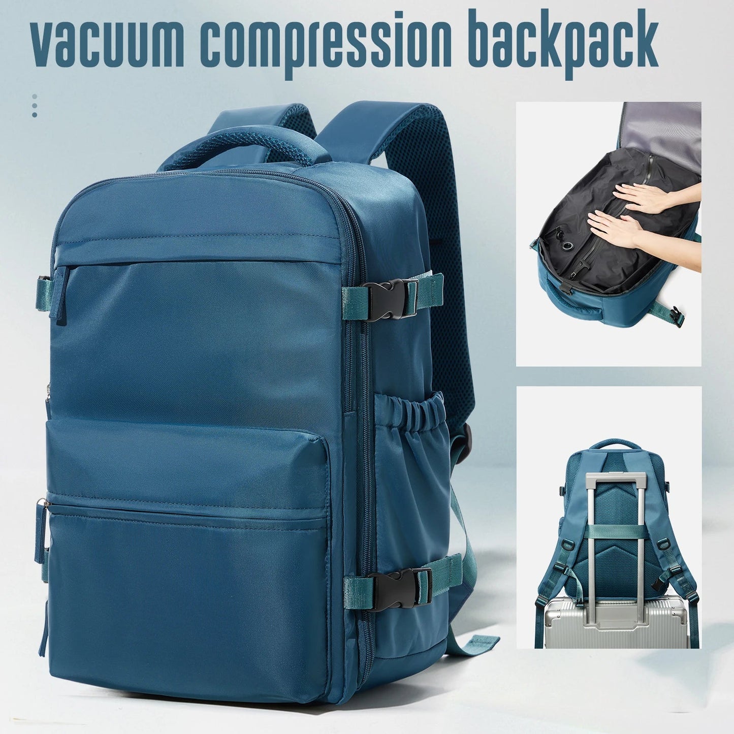 Vacuum Backpack Travel Bag for Men Large Capacity Backpack Business Laptop Backpack Women Men Expandable Backpack School Bag - RELUX.STOREVacuum Backpack Travel Bag for Men Large Capacity Backpack Business Laptop Backpack Women Men Expandable Backpack School Bag