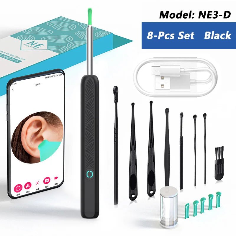"Visual Ear Wax Cleaner with Camera – Safe Earwax Removal Endoscope, 5M Luminous Otoscope for Ear Cleaning & Care" - RELUX.STORE