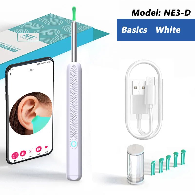 "Visual Ear Wax Cleaner with Camera – Safe Earwax Removal Endoscope, 5M Luminous Otoscope for Ear Cleaning & Care" - RELUX.STORE