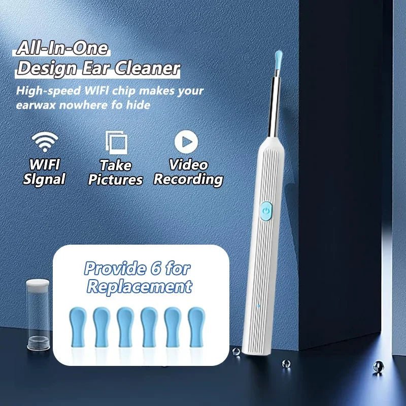 "Visual Ear Wax Cleaner with Camera – Safe Earwax Removal Endoscope, 5M Luminous Otoscope for Ear Cleaning & Care" - RELUX.STORE