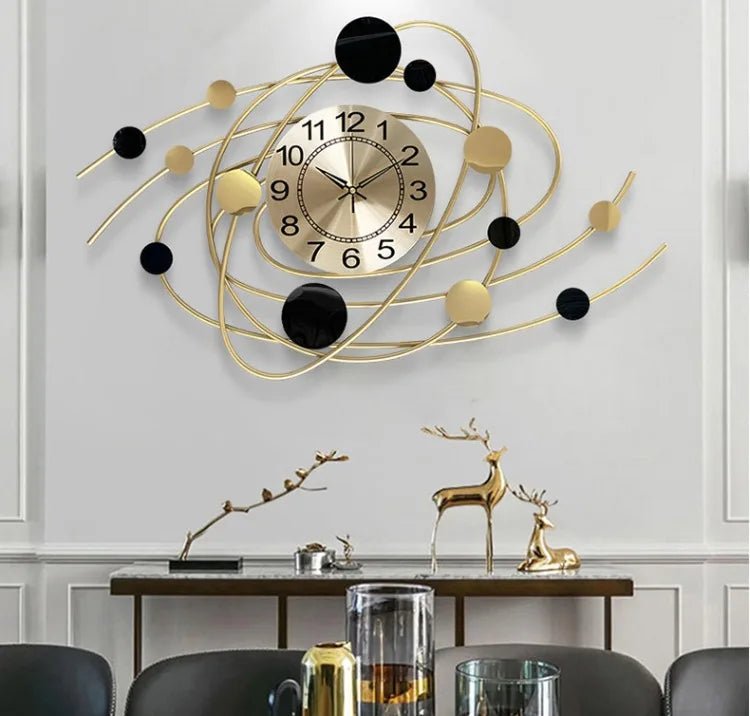 Wall Clock 6.6 Inches Luxury Living Room Modern Wall Clocks Aesthetic Elegant Stylish Kitchen Clock Big Size Decoration Home - RELUX.STORE