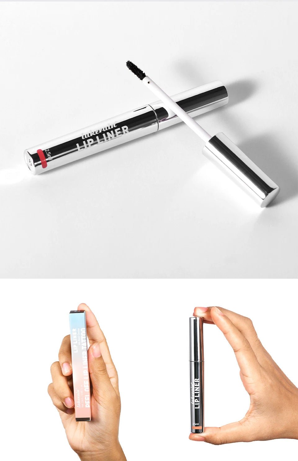 Waterproof Lip Liner Peel Off Tattoo Lipgloss Waterproof Long Lasting Matte Lip Tint Brown Contour Tear - off Lips Stain Cosmetic - RELUX.STORE