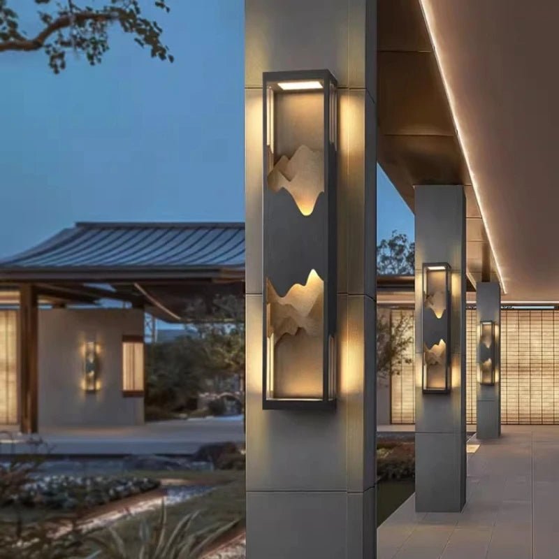 “Waterproof Outdoor Solar Wall Light – Modern LED Villa Exterior Wall Lamp for Courtyard, Garden & Decorative Lighting” - RELUX.STORE