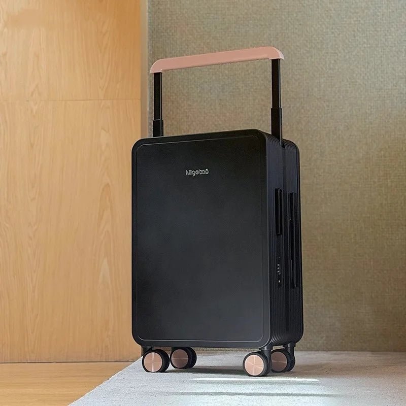 Wide Handlebar Travel Balance Trolley Suitcase with 360° Spinner Wheel TSA Lock Rolling Luggage High - quality Durable PC Material - RELUX.STOREWide Handlebar Travel Balance Trolley Suitcase with 360° Spinner Wheel TSA Lock Rolling Luggage High - quality Durable PC Material