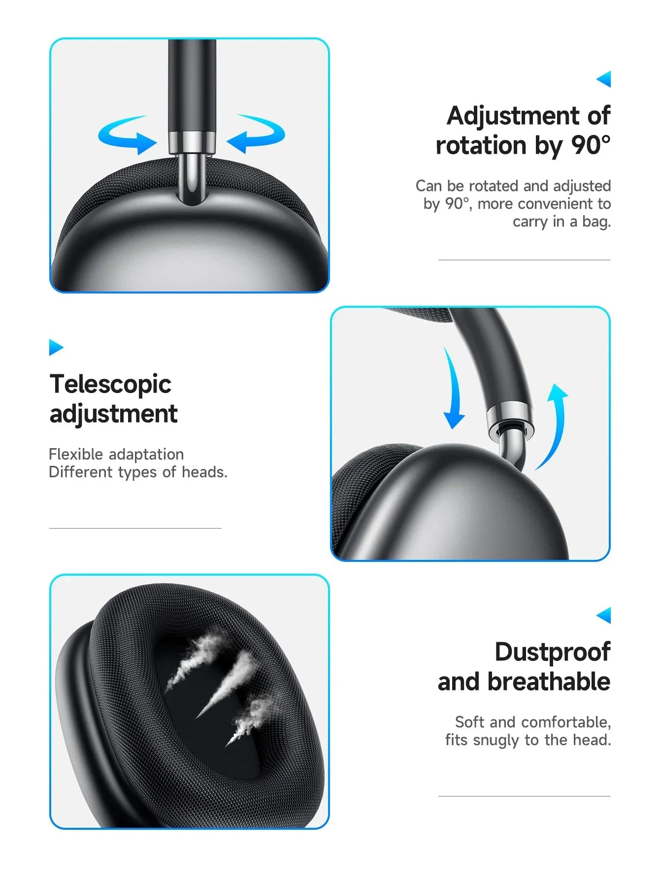 Wireless Bluetooth 5.3 Headset – Outdoor Sports & Gaming Headphones with Noise Cancelling, 3D Hi - Fi Sound & Wireless Earbuds - RELUX.STORE