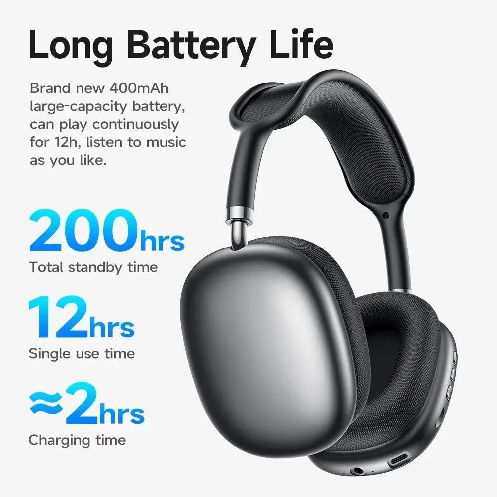Wireless Bluetooth 5.3 Headset – Outdoor Sports & Gaming Headphones with Noise Cancelling, 3D Hi - Fi Sound & Wireless Earbuds - RELUX.STORE
