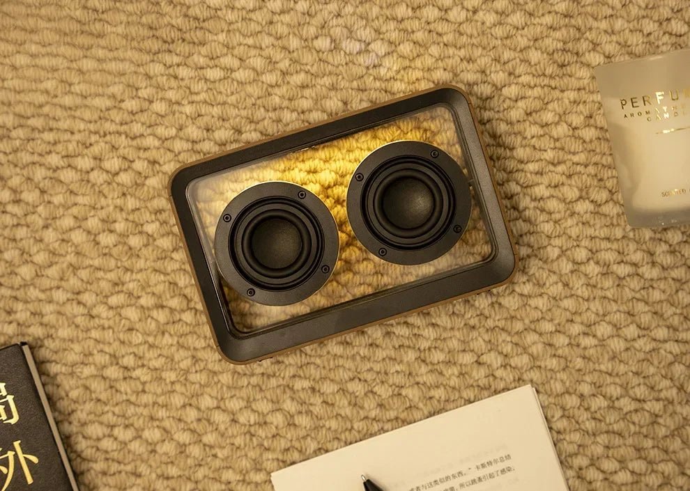 ๐ก "Wireless Bluetooth Speaker with Dual Horn & Transparent Reading Light โ Portable Stereo HIFI Music Box with Comfortable LED Lamp" - RELUX.STORE