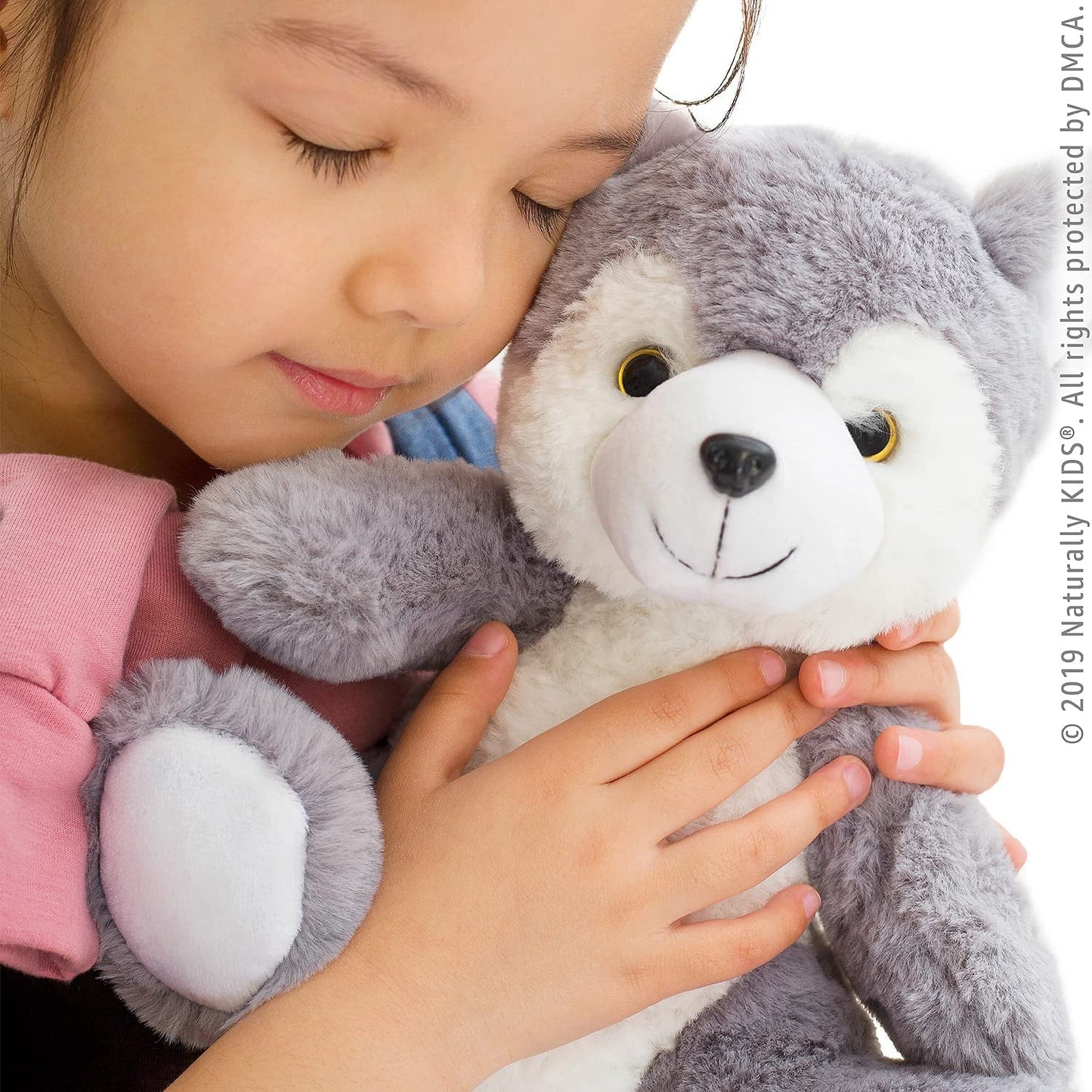 Wolf Backpack, Wolf Toys for Kids 3 - 5, Toddler Husky Stuffed Animal Gifts for 2 3 4 5 Year Old Girl Boy - RELUX.STORE