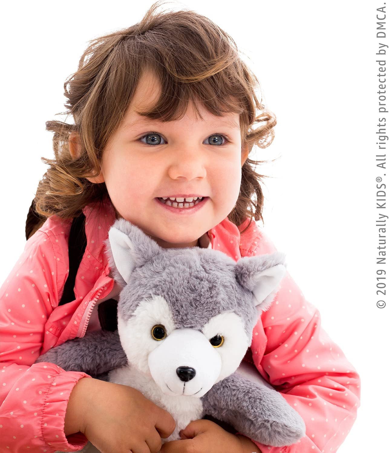 Wolf Backpack, Wolf Toys for Kids 3 - 5, Toddler Husky Stuffed Animal Gifts for 2 3 4 5 Year Old Girl Boy - RELUX.STORE