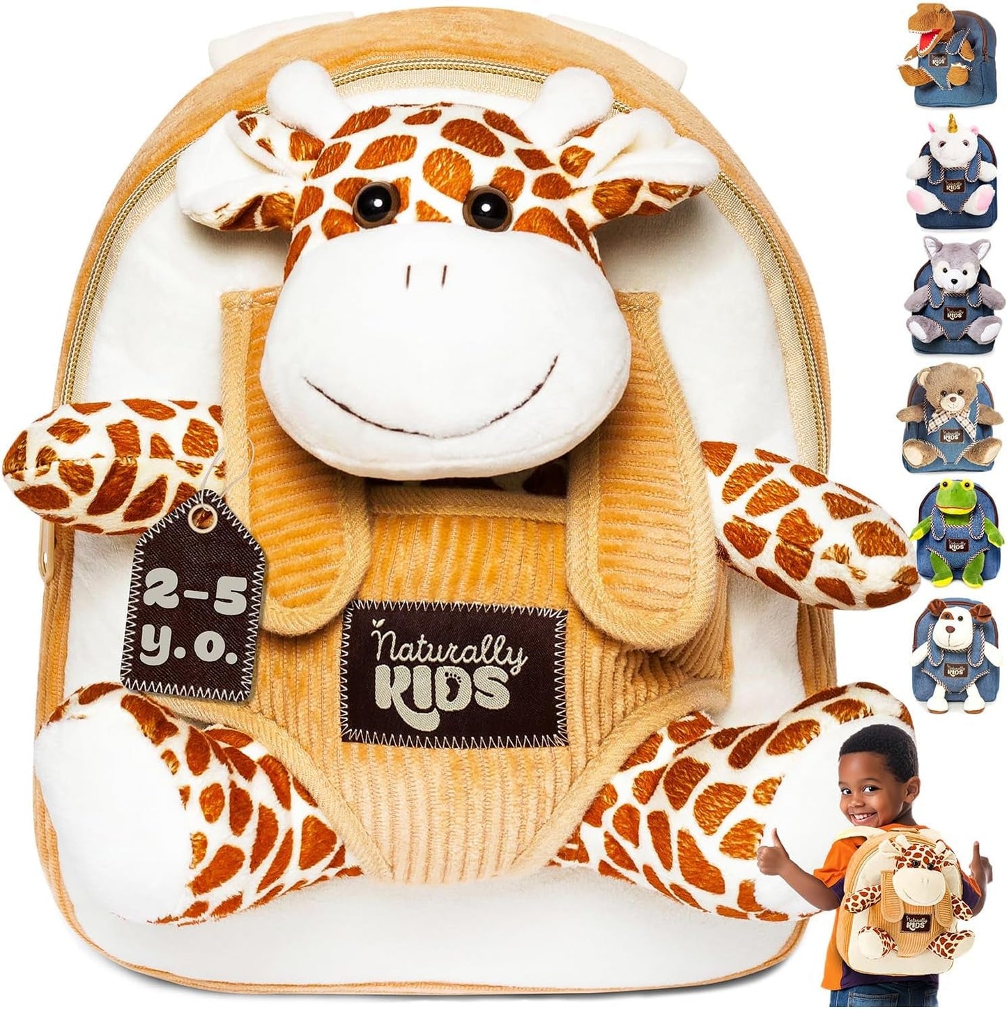 Wolf Backpack, Wolf Toys for Kids 3 - 5, Toddler Husky Stuffed Animal Gifts for 2 3 4 5 Year Old Girl Boy - RELUX.STORE