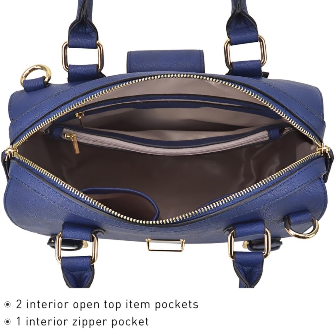 Women Barrel Handbags Fashion Satchel Bags Top Handle Shoulder Purses Vegan Leather Work Tote - RELUX.STORE