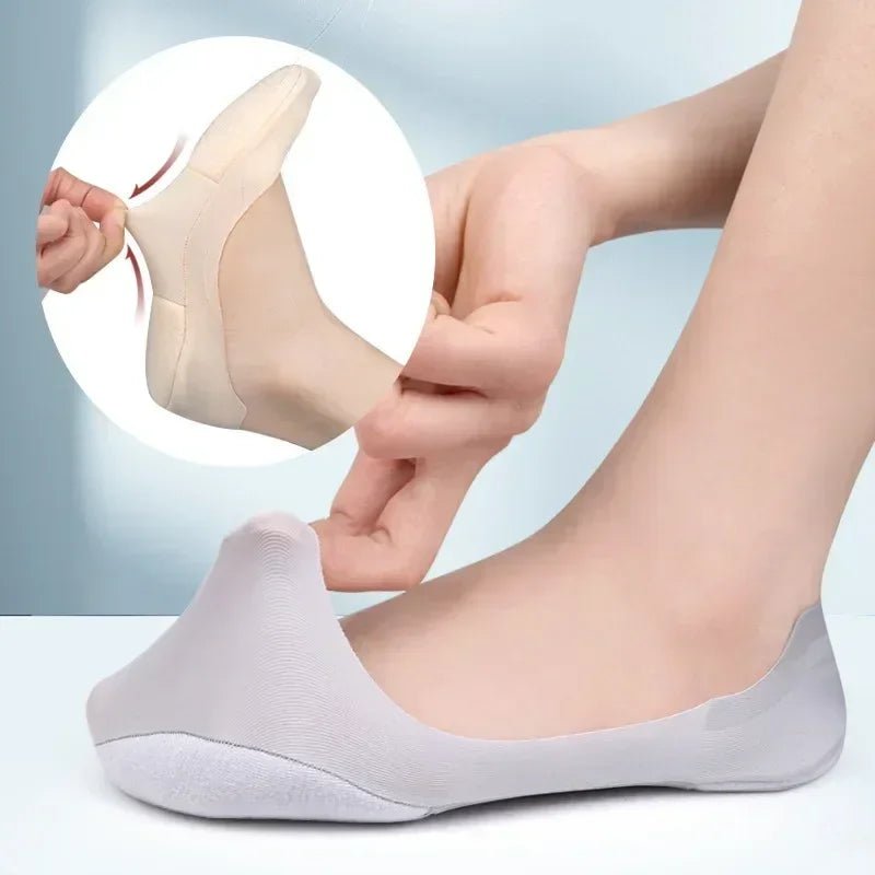 “Women’s Boat Sock Insoles – Shock - Absorbing, Non - Slip Invisible Shoe Pads for Plantar Fasciitis and Foot Comfort” - RELUX.STORE