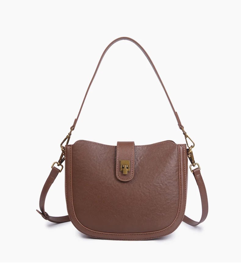 Women‘s Cowhide Genuine Leather Shoulder Bag Ladies Soft Natural Cow Leather Handbag Female Fashion Luxury Design Crossbody Bags - RELUX.STORE