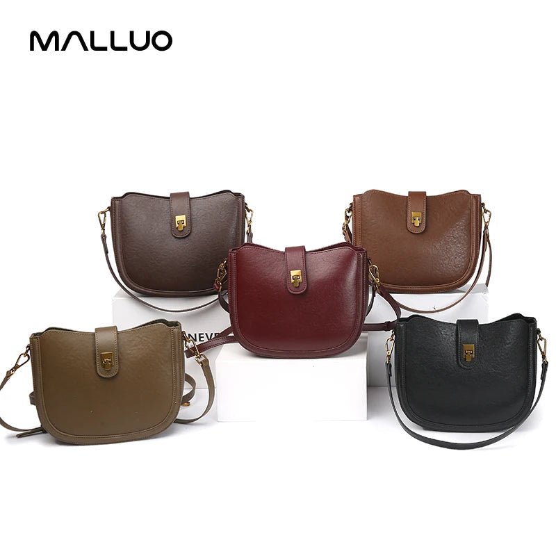 Women‘s Cowhide Genuine Leather Shoulder Bag Ladies Soft Natural Cow Leather Handbag Female Fashion Luxury Design Crossbody Bags - RELUX.STORE