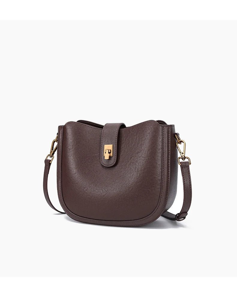 Women‘s Cowhide Genuine Leather Shoulder Bag Ladies Soft Natural Cow Leather Handbag Female Fashion Luxury Design Crossbody Bags - RELUX.STORE