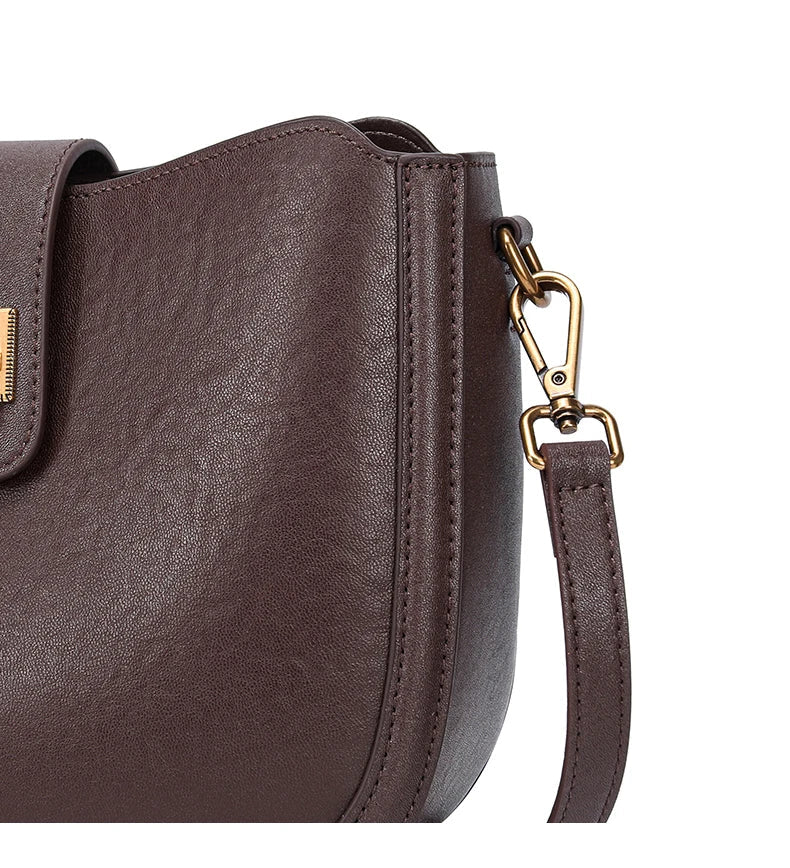 Women‘s Cowhide Genuine Leather Shoulder Bag Ladies Soft Natural Cow Leather Handbag Female Fashion Luxury Design Crossbody Bags - RELUX.STORE