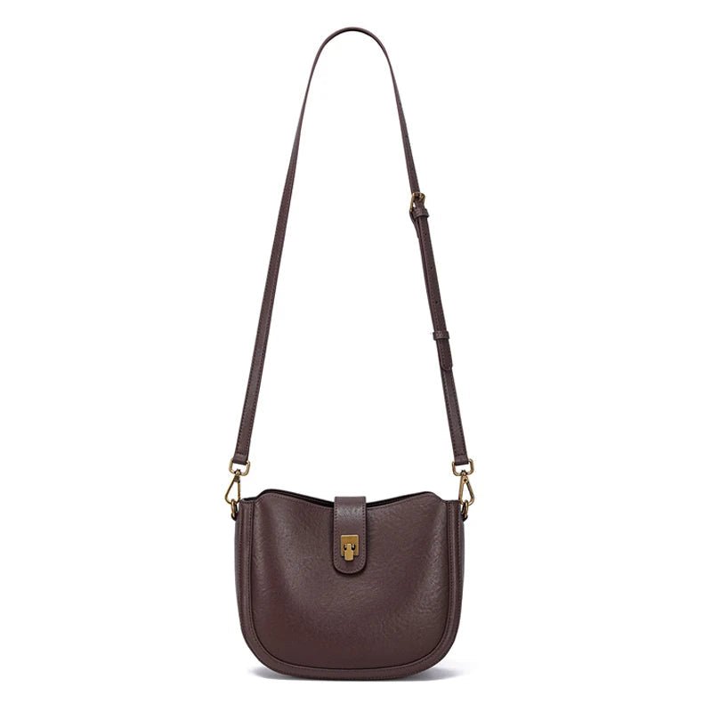 Women‘s Cowhide Genuine Leather Shoulder Bag Ladies Soft Natural Cow Leather Handbag Female Fashion Luxury Design Crossbody Bags - RELUX.STORE
