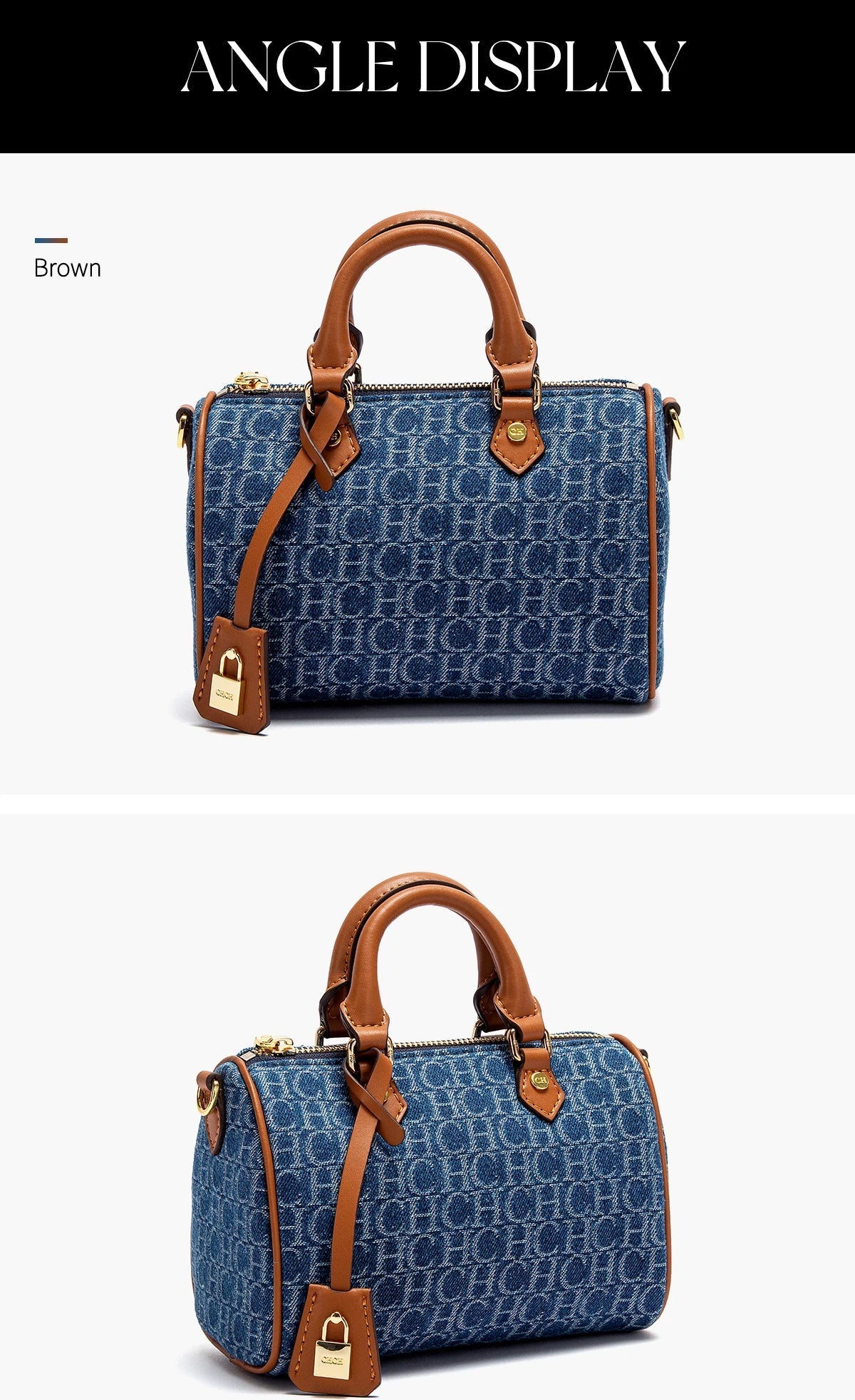 Women's Shoulder Bag 2025 New Cowboy Splicing Pillow Bag, Casual Party Women's Handbag - RELUX.STORE