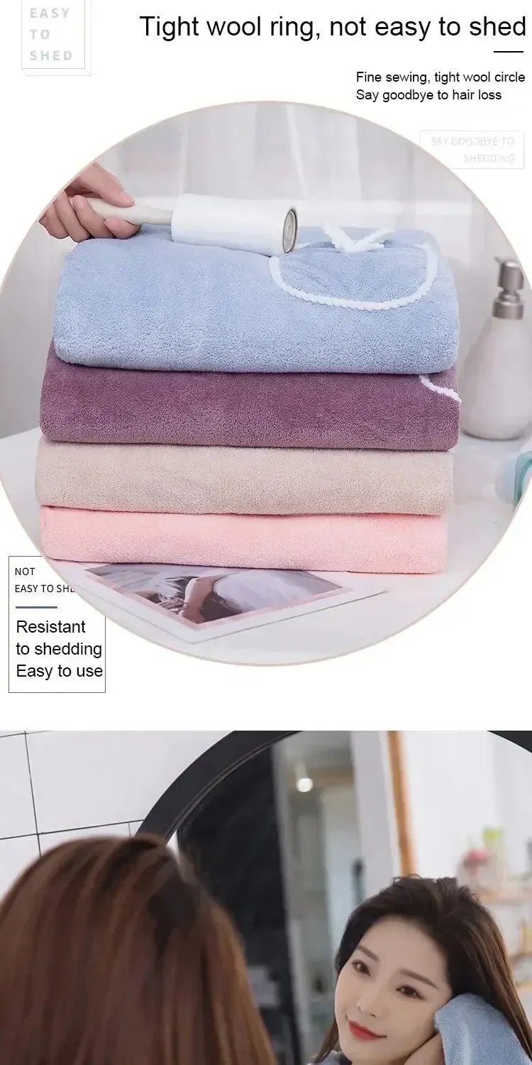 “Women’s Wearable Bath Towel – Fast - Drying 140×85cm Bathrobe for Shower, Spa, Gym, and Beach” - RELUX.STORE