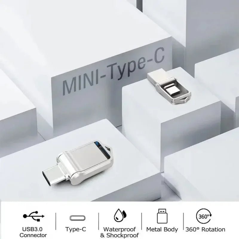 Xiaomi 2TB USB 3.2 Flash Drive High Speed Type - C Interface Dual - Use Flash Memory 512GB 1TB Stick For Phone Windows 11 Computer - RELUX.STORE
