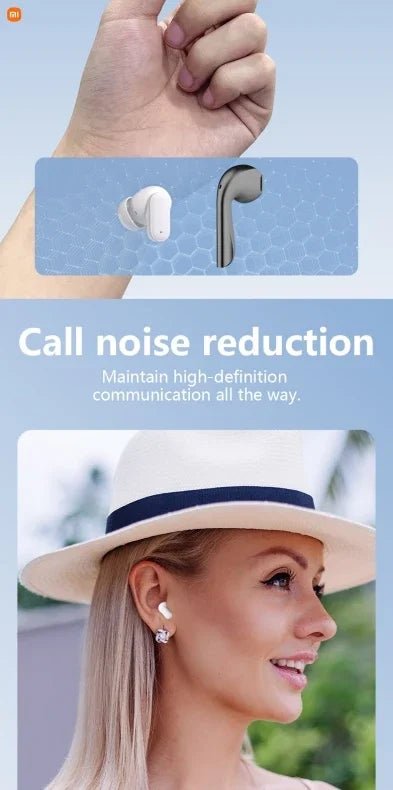 Xiaomi Auricular Wireless Bluetooth Earphones – In - Ear Noise Reduction, Sports Waterproof Headset with Long Battery Life for Android, iOS & PC - RELUX.STORE
