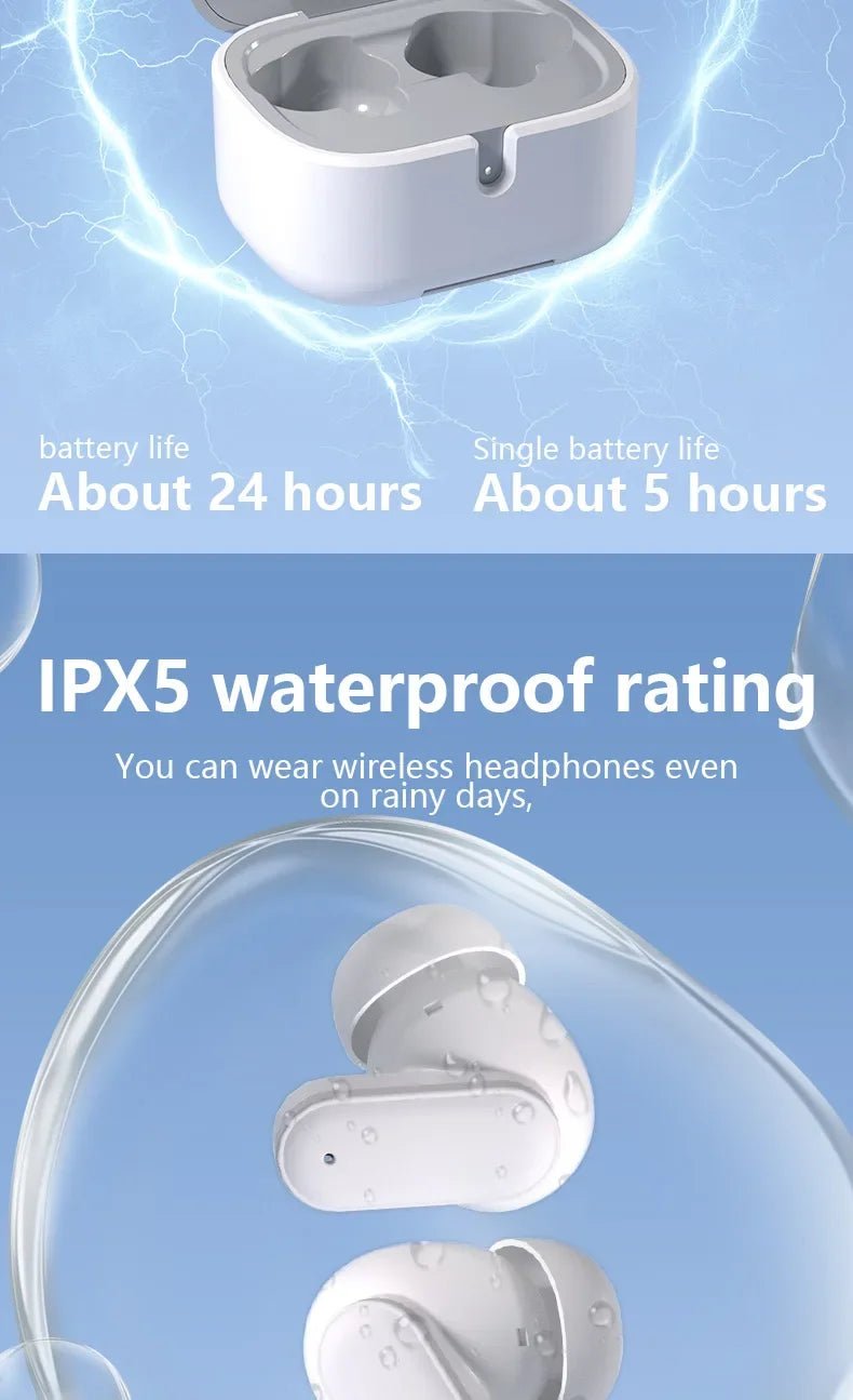 Xiaomi Auricular Wireless Bluetooth Earphones – In - Ear Noise Reduction, Sports Waterproof Headset with Long Battery Life for Android, iOS & PC - RELUX.STORE