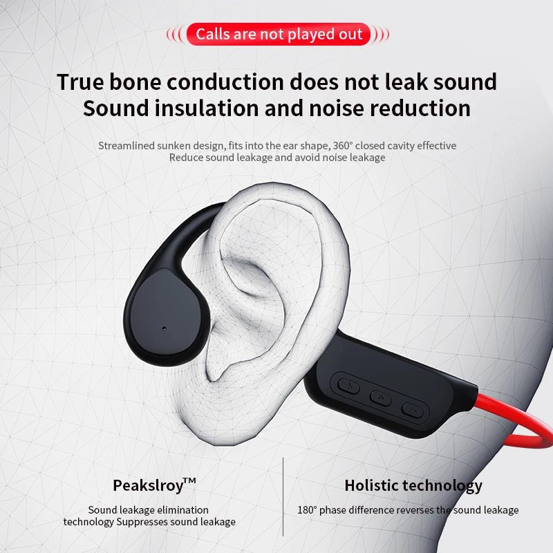 Xiaomi Bone Conduction Wireless Headset – Bluetooth 5.3 Waterproof Swimming Headphones with 32GB Storage & Mic for Fitness - RELUX.STORE